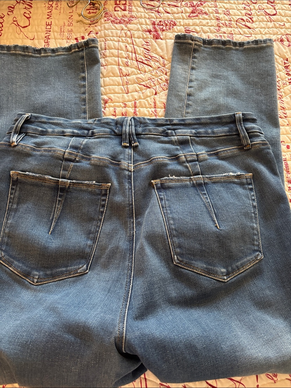 NWT Good American Good Curve Straight Leg Mid-Blue Jeans SZ 18 Plus - Picture 8 of 13